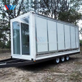Prefabricated Expandable Movable prefab Container trailer House on wheels